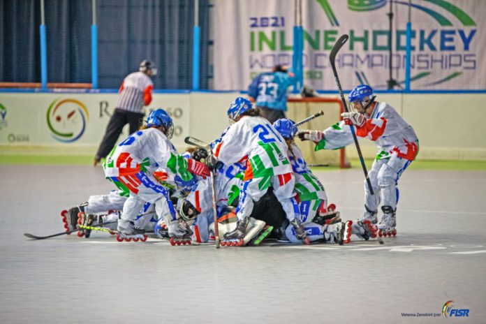 Hockey inline ITALIA ARGENTINA femminile Mondiali Roccaraso 2021