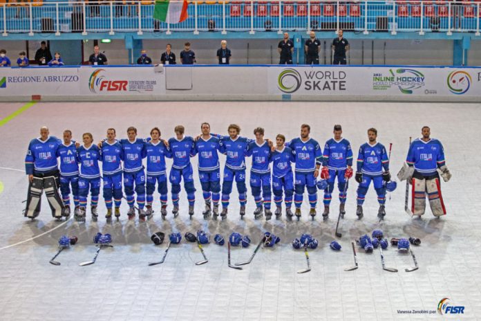 Hockey inline ITALIA CANADA maschile Mondiali Roccaraso 2021