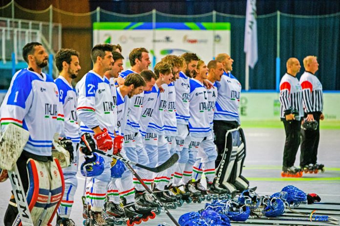 Hockey inline ITALIA COLOMBIA maschile Mondiali Roccaraso 2021