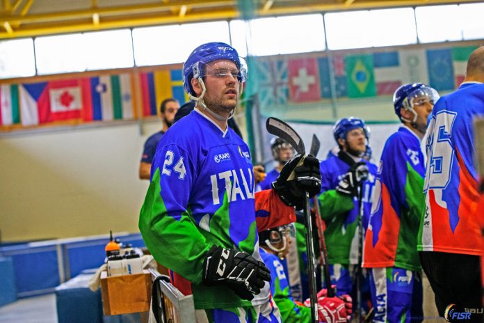 Hockey inline ITALIA maschile Mondiali Roccaraso 2021 Matteo Rossetto