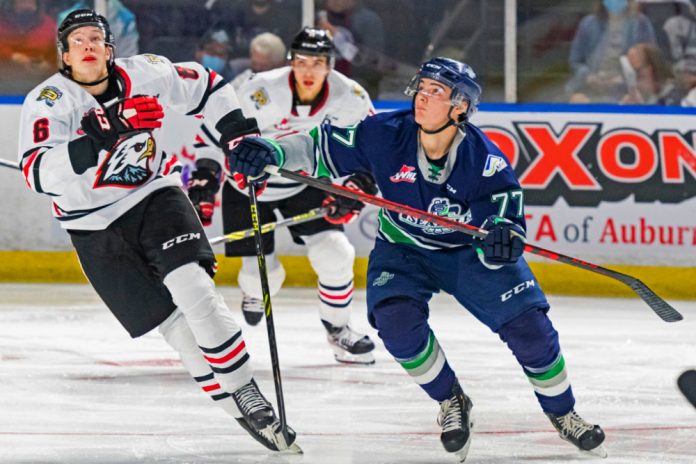 Seattle Thunderbirds Alessandro Segafredo Portland Winterhawks