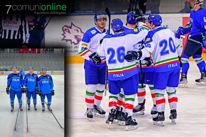 Hockey ghiaccio Italia Slovenia - Under 20 Ungheria Filippo Rigoni Samuele Zampieri