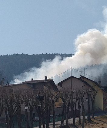 Incendio boschivo Stoccareddo