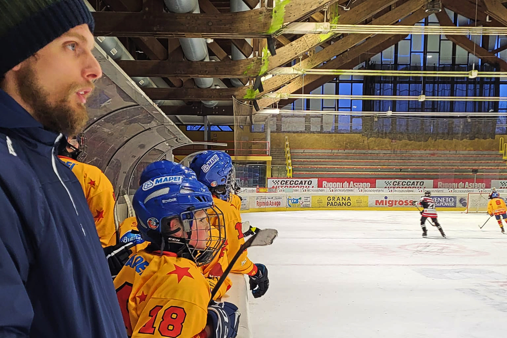 HC Asiago Junior Under 13 coach Enrico Miglioranzi