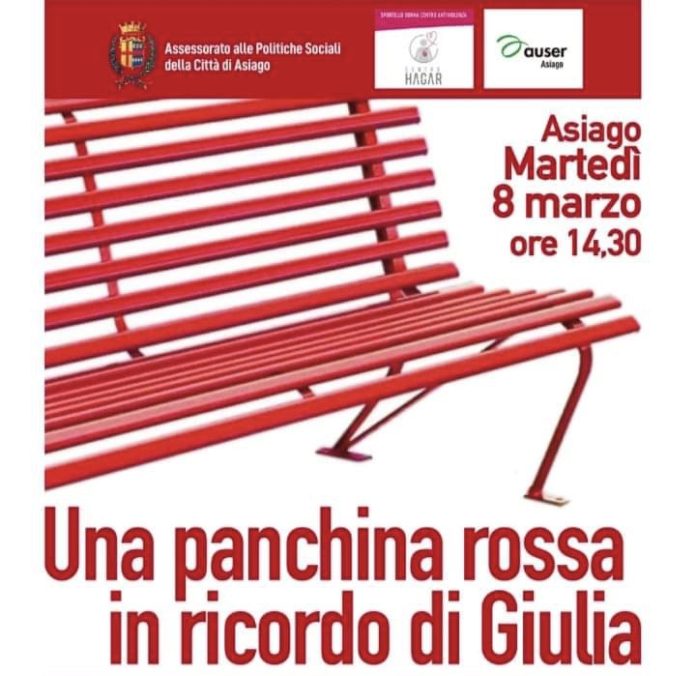 Panchina rossa per Giulia Rigon