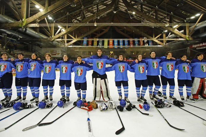 Hockey ghiaccio Mondiali Asiago Under 18 Italia