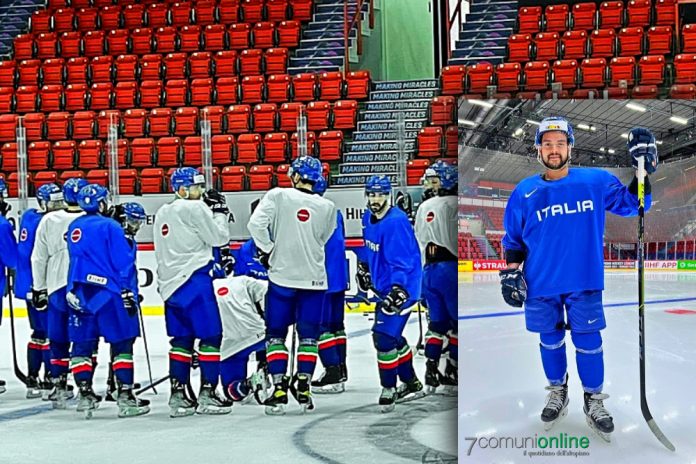 Hockey ghiaccio Italia Mondiali Helsinki Finlandia 2022 Marco Magnabosco allenamento