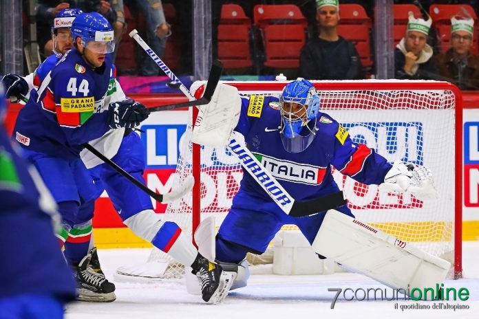 Hockey ghiaccio Italia Mondiali Helsinki Finlandia 2022 Slovacchia Gregorio Gios