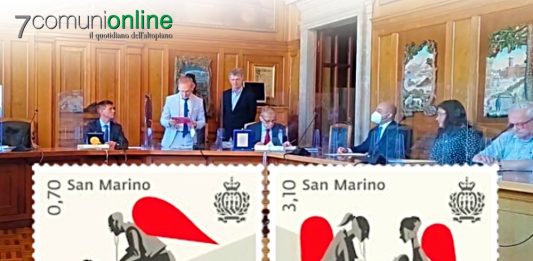 Premio internazionale Asiago d’arte filatelica - Vince francobollo Repubblica di San Marino artista Riccardo Guasco