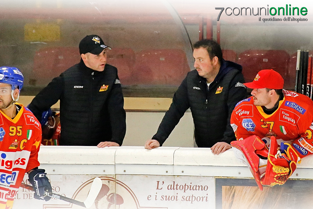 Asiago ICE Hockey League - attrezzisti - Antonio Rebeschin e Simone Rigoni