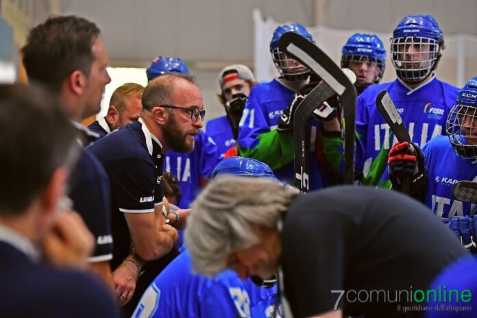 Hockey inline World Skate Games 2022 - Italia panchina staff Luca Rigoni