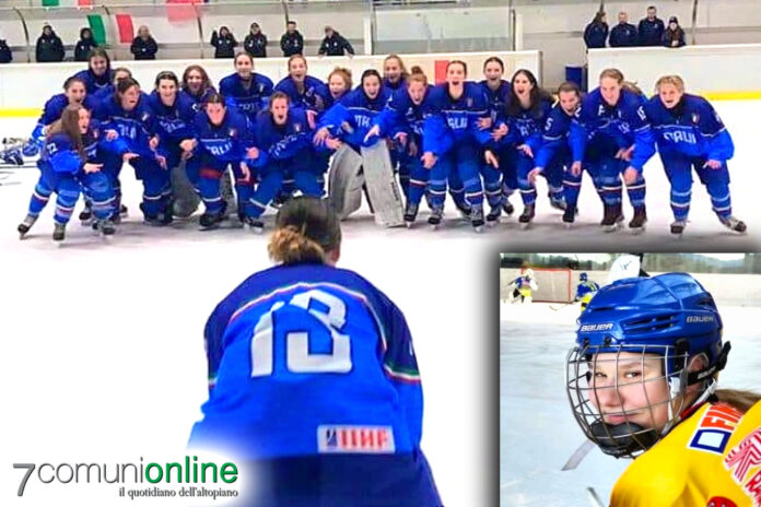 Hockey ghiaccio Italia Mondiali Under 18 Femminile vittoria Torneo 4 Nazioni Fondo - Agata Muraro