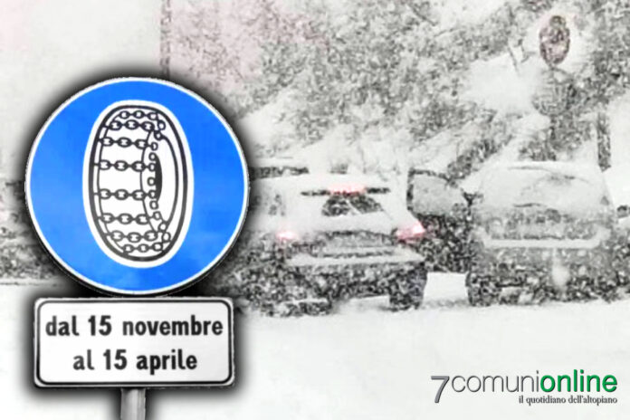 Obbligo catene pneumatici invernali neve