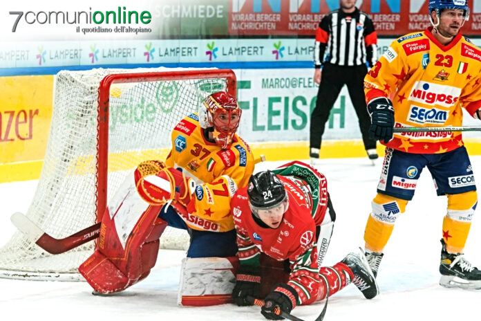 Asiago Hockey - Pioneers Vorarlberg - Justin Fazio Stefano Marchetti