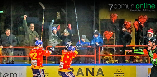 Asiago Hockey - Salisburgo - gol San Valentino