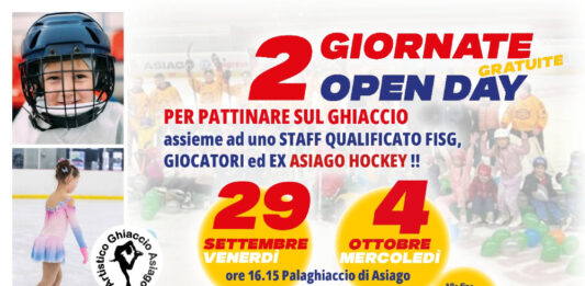 Open days HC Asiago Junior e Artistico Ghiaccio Asiago - 2023