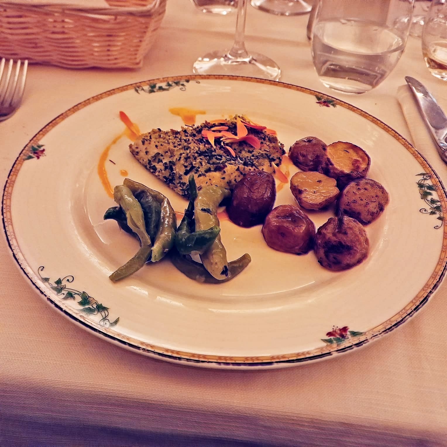 Cena Ristorante Alpi Foza - piatto