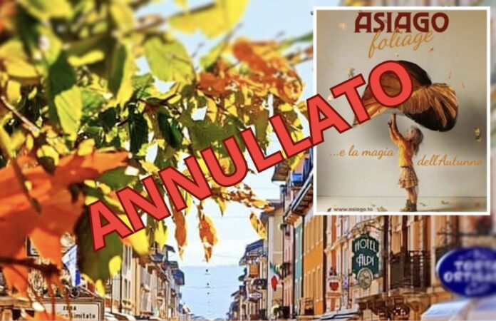 Asiago Foliage 2024 annullato