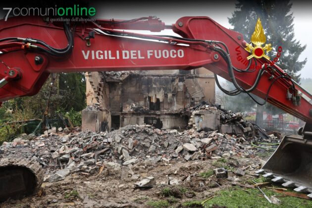 Incendio Gallio esplosione condotta metano 2024 (2)