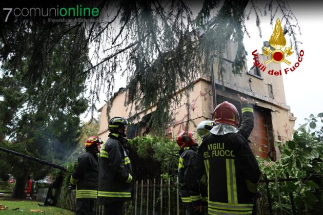 Incendio Gallio esplosione condotta metano 2024