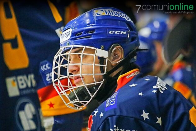 Asiago Hockey - esordio Giacomo Marcazzan