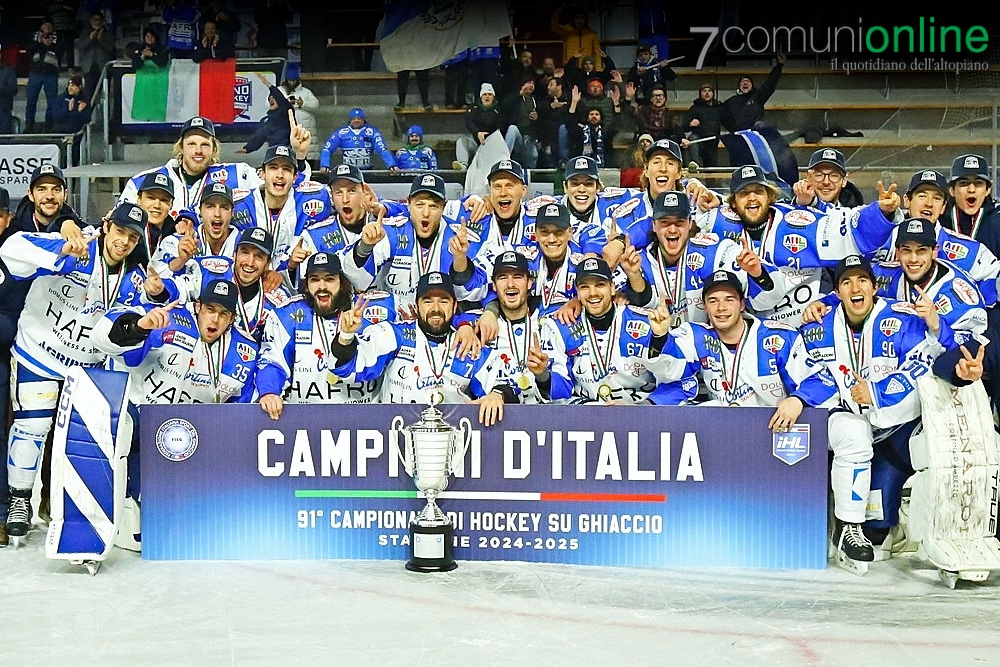 Hockey ghiaccio - scudetto Cortina - Gabriele Parini e Francesco Forte