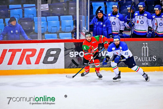 Hockey ghiaccio - Italia 4 Nazioni - partita contro Ungheria